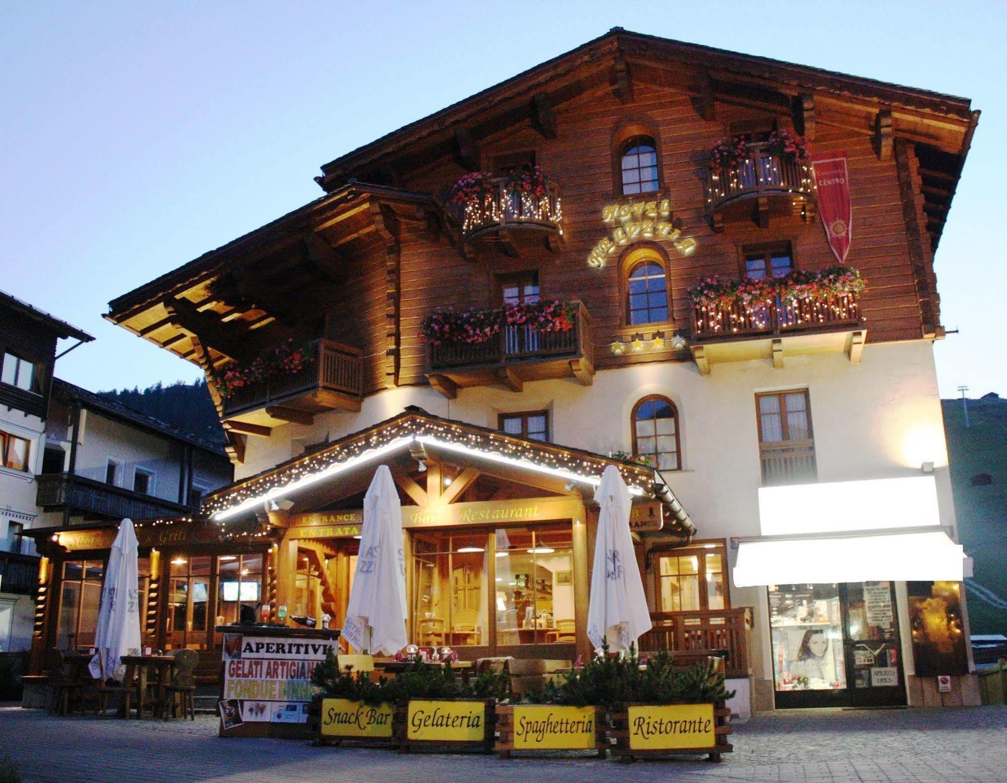 Hotel Helvetia Livigno Exterior foto